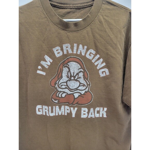 Disney Snow White And The Seven Dwarfs I’m Bringing Grumpy Back T-Shirt‎ XL - Picture 2 of 13
